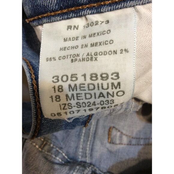 LEE Women Relaxed Fit Size 18 M Blue Jeans - Picture 3 of 4